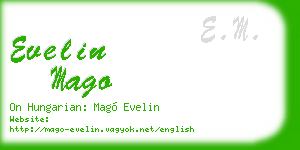 evelin mago business card